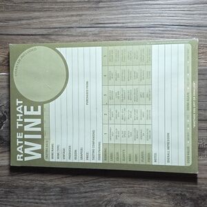 Knock Knock Rate that Wine 60 Sheet Pad